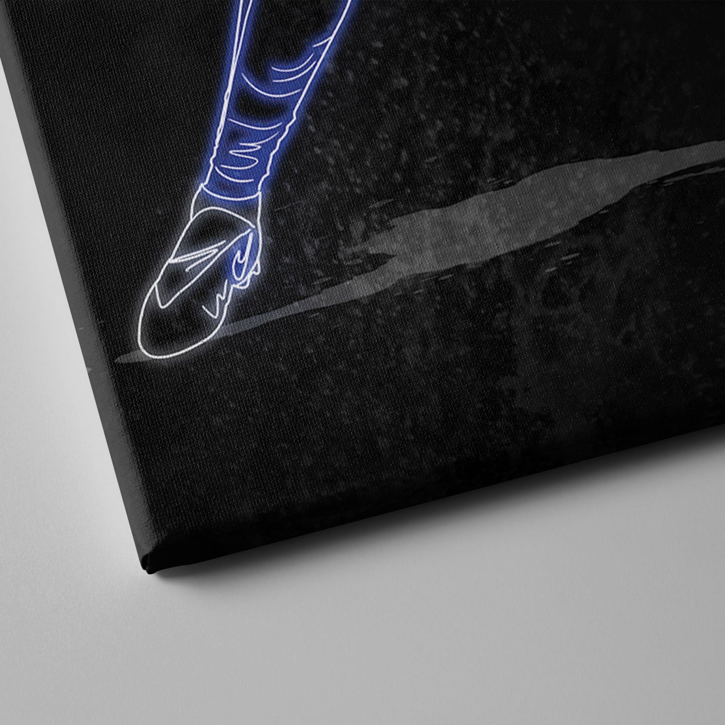Josh Allen Neon Canvas Art | Bills Wall Decor