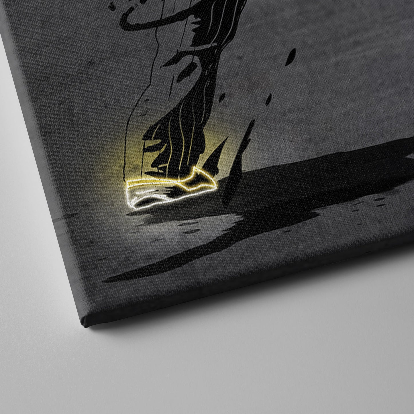 Juan Soto Neon Canvas Art | Modern Wall Decor for Padres Fans