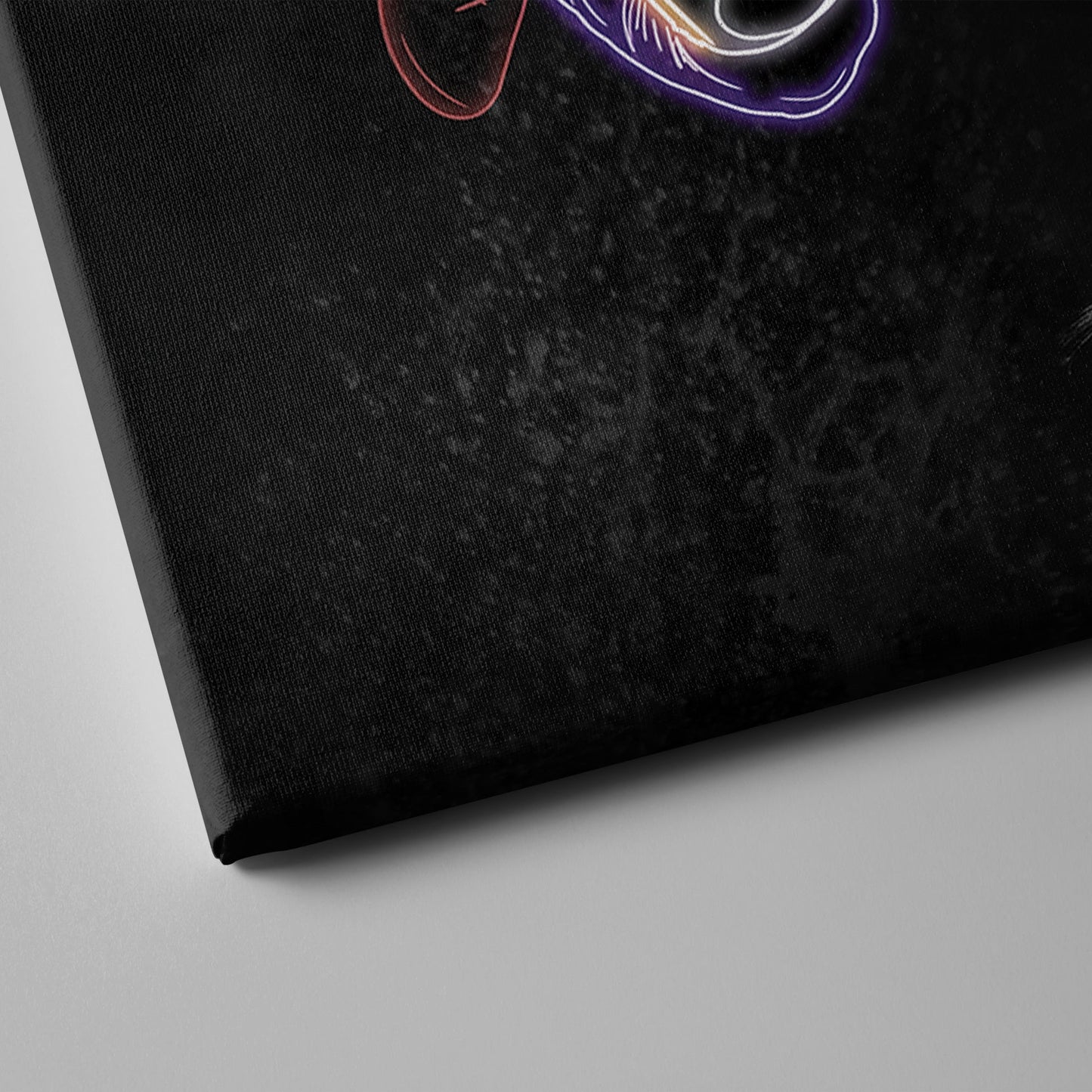 Justin Jefferson Neon Canvas Art | Vikings Wall Decor