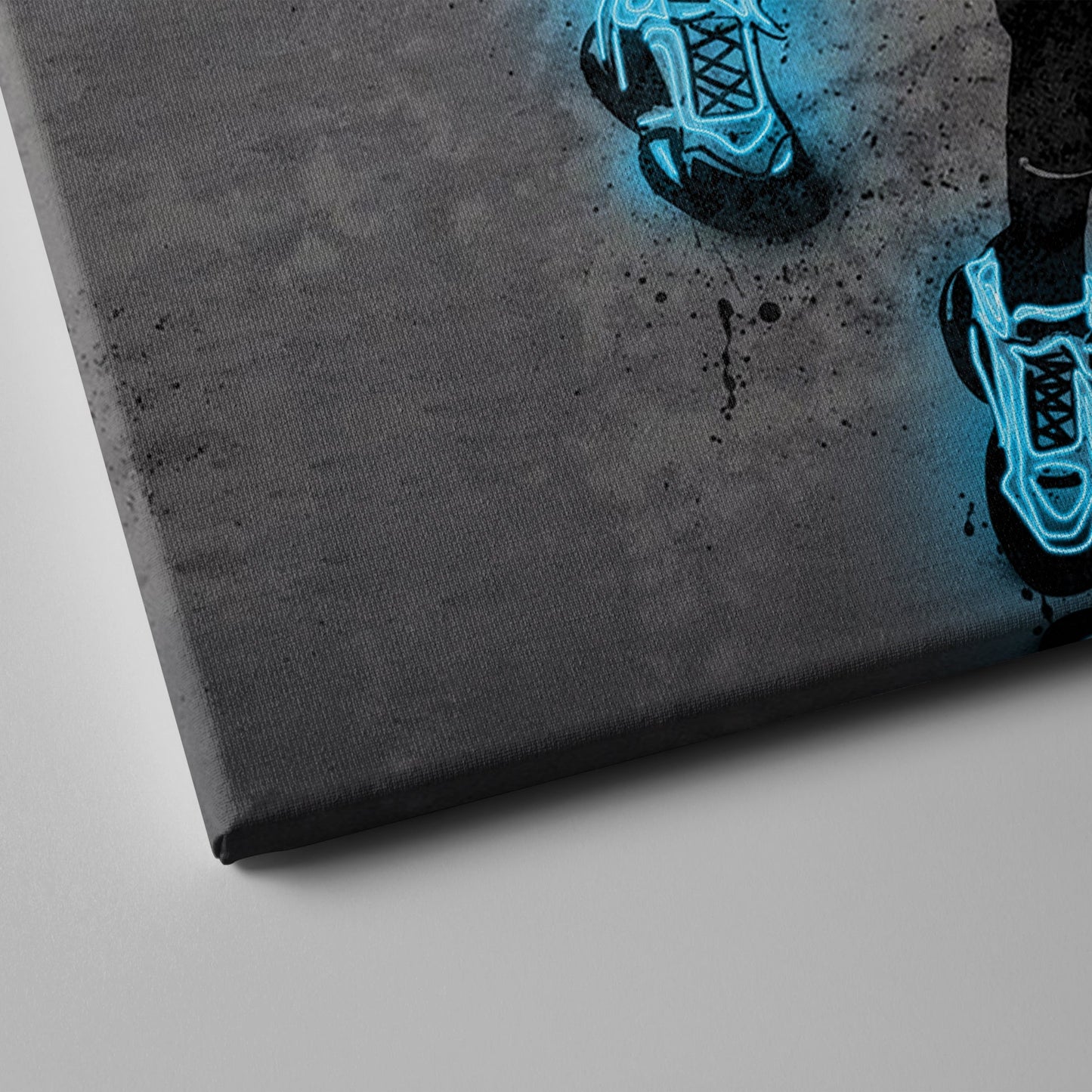 Kawhi Leonard Neon Canvas Art | Modern Wall Decor for Clippers Fans