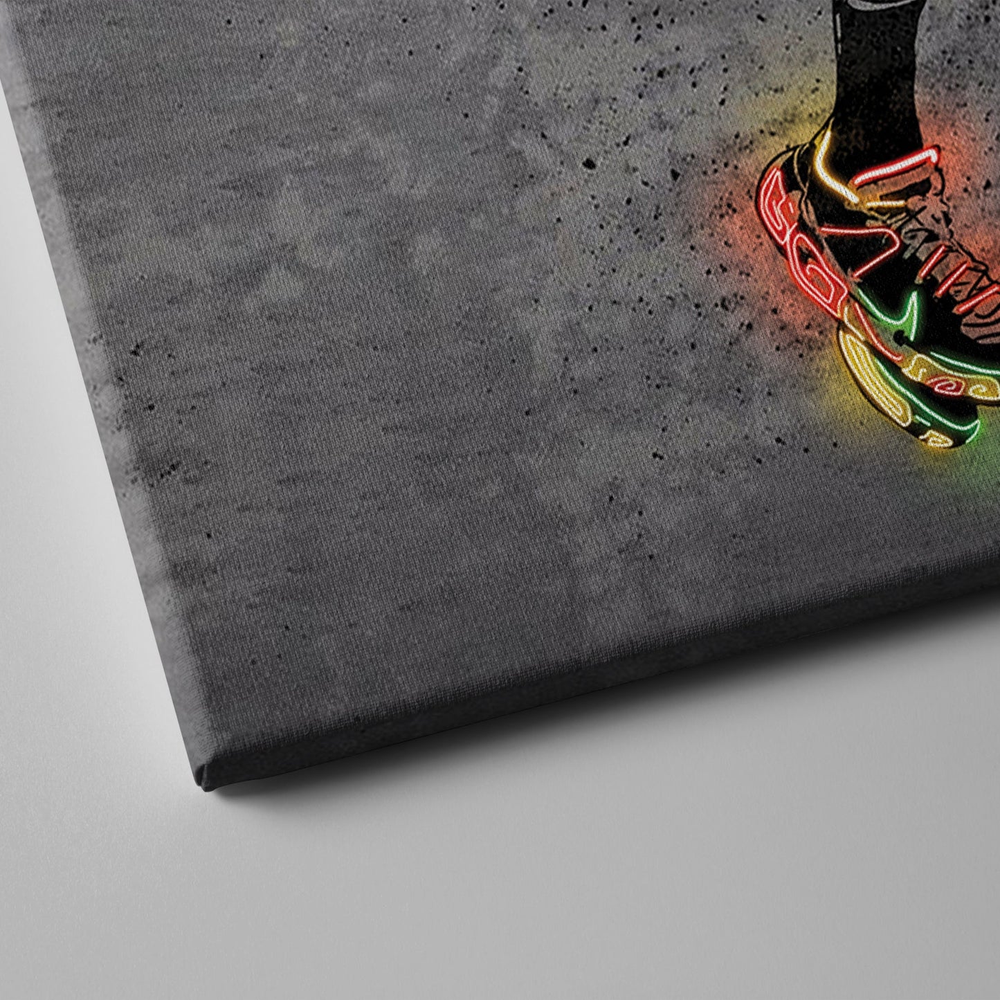 Kevin Durant Neon Canvas Art | Modern Wall Decor for Nets Fans