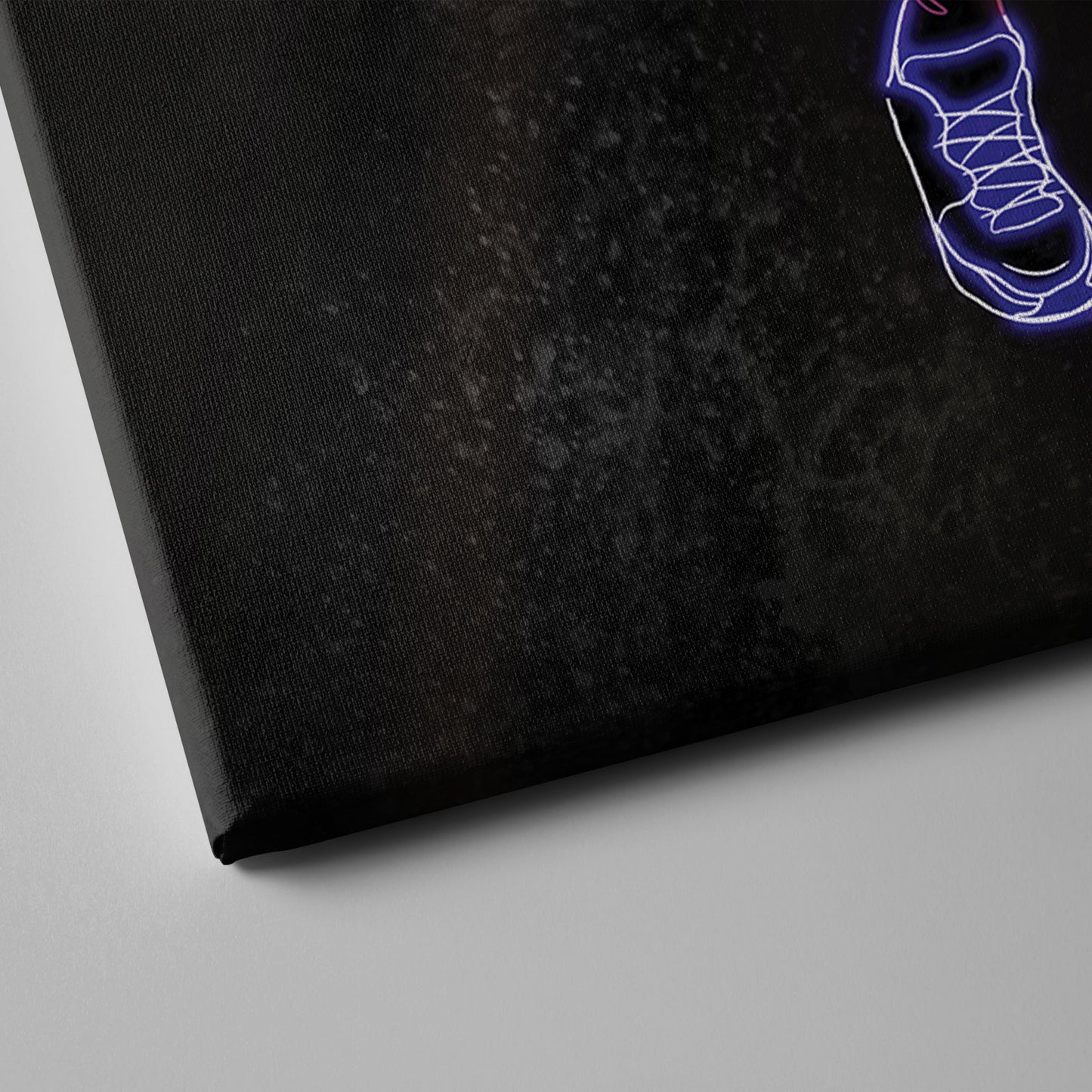 Kevin Durant Neon Canvas Art | Suns Wall Decor