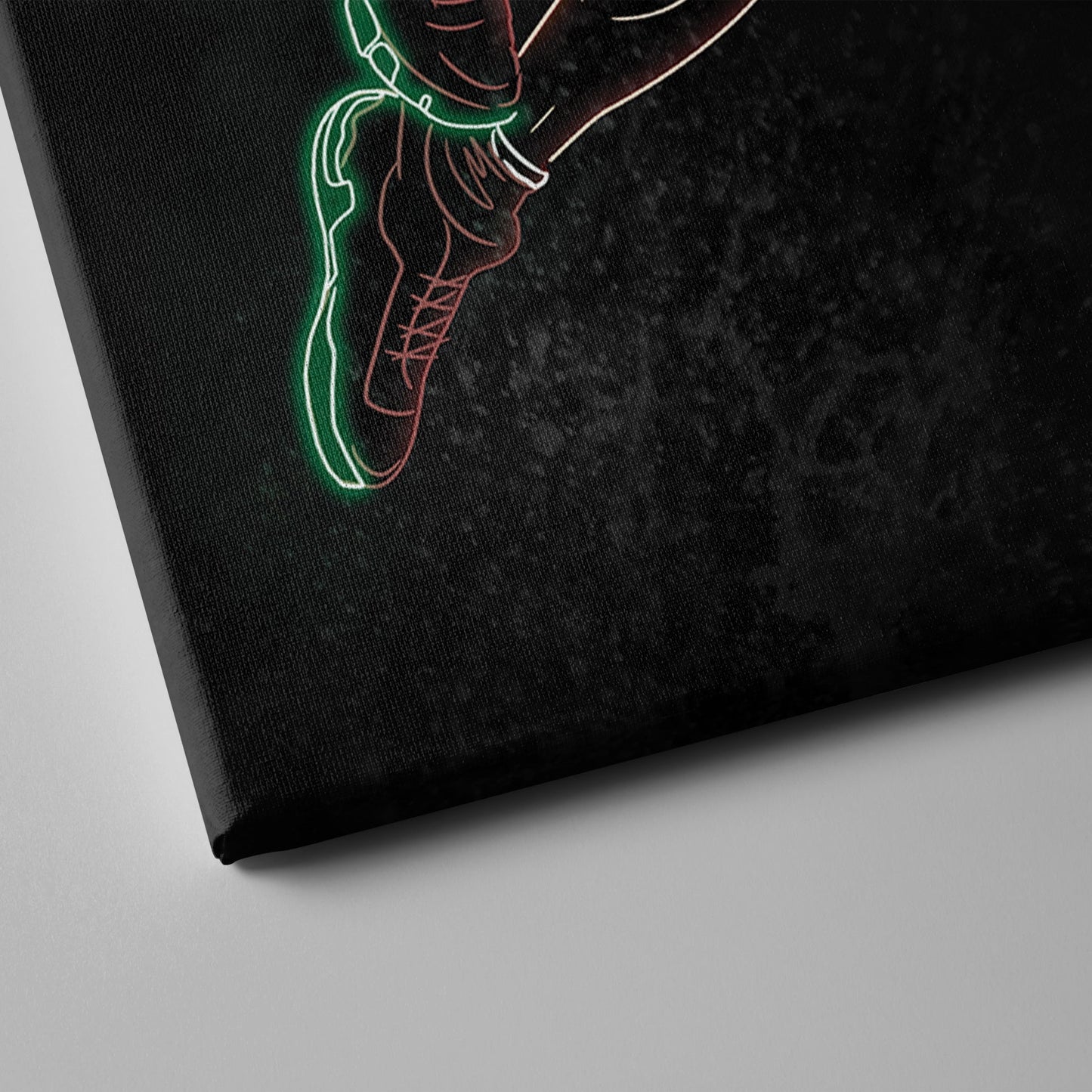 Kevin Garnett Neon Canvas Art | Celtics Wall Decor