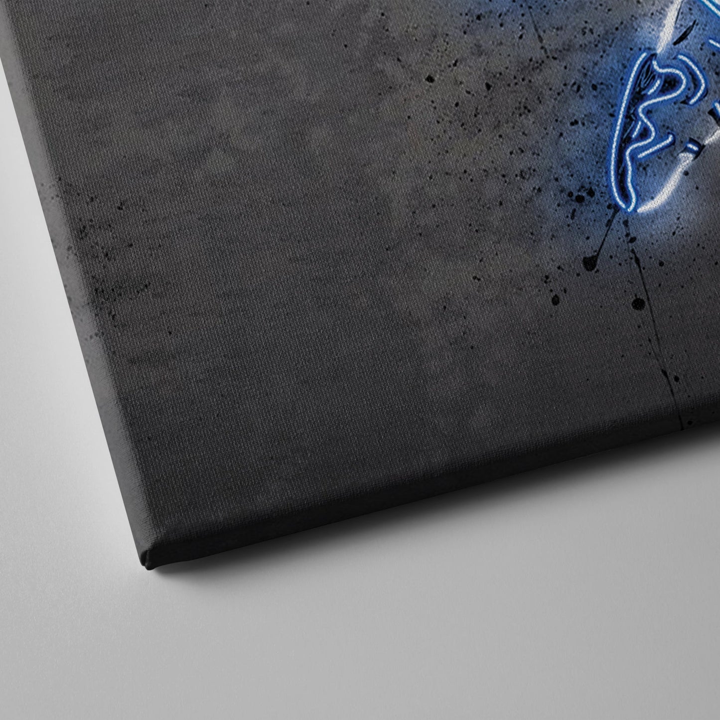 Kobe Bryant Neon Canvas Art | Modern Wall Decor for Lakers Fans
