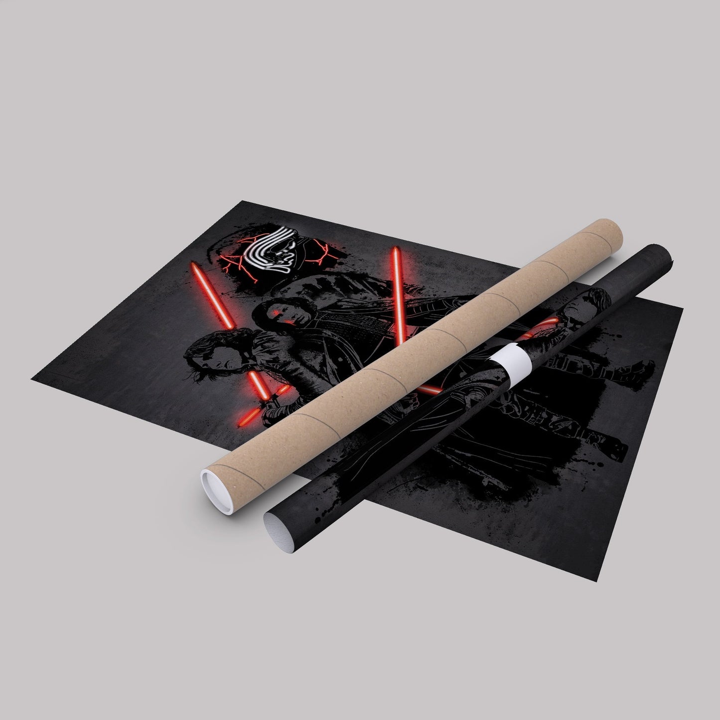 Kylo Ren Canvas | Star Wars Neon Wall Art