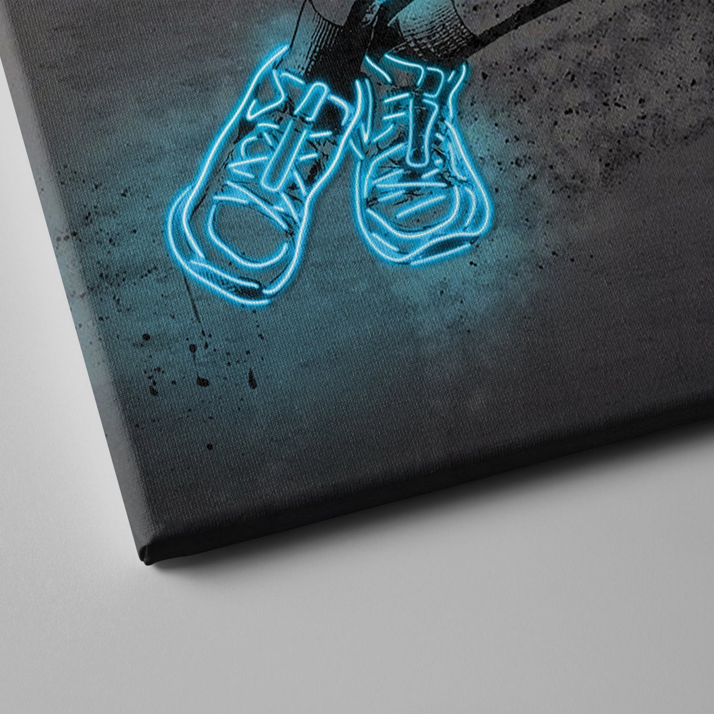 LaMelo Ball Neon Canvas Art | Modern Wall Decor for Hornets Fans