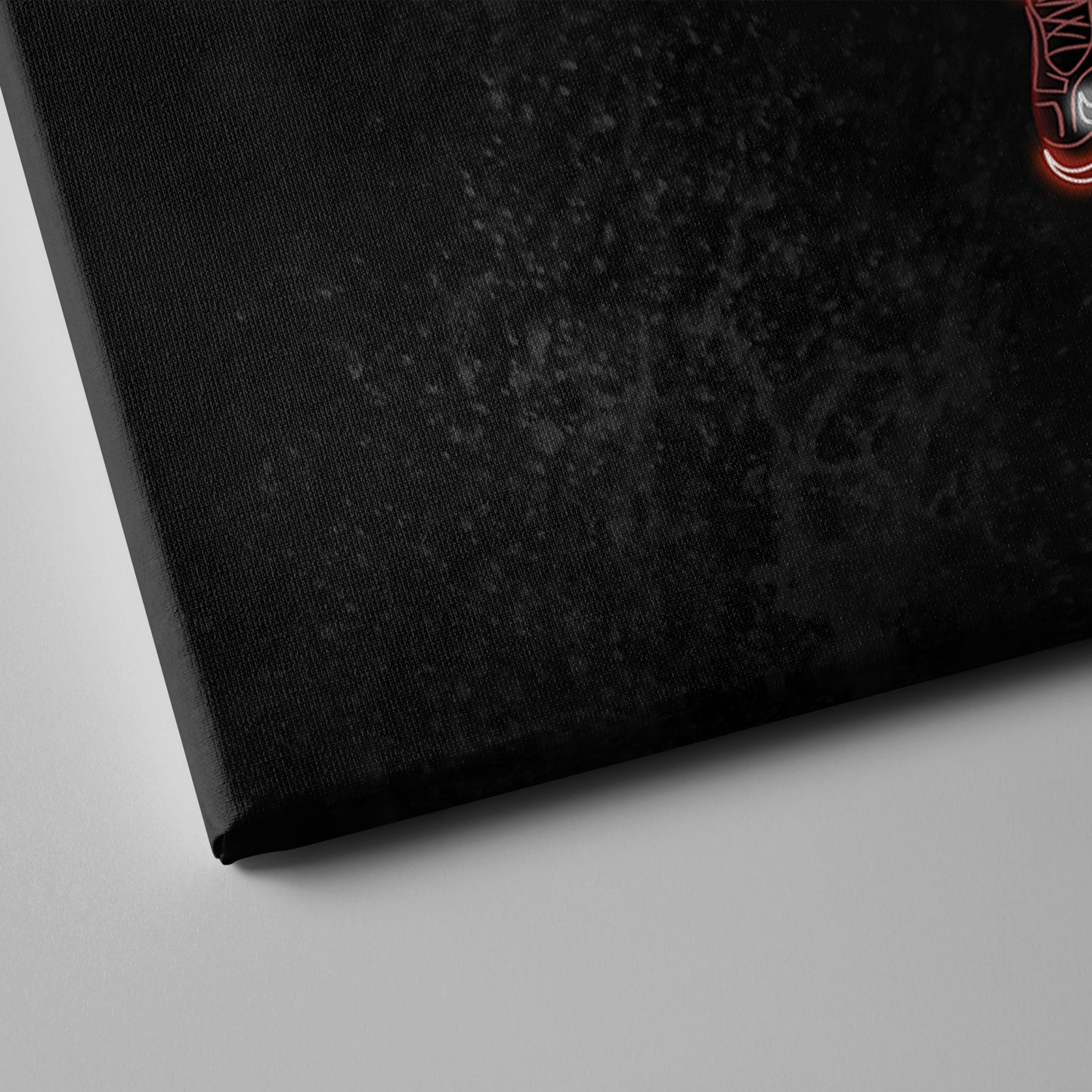 LeBron James Neon Canvas Art | Heat Wall Decor