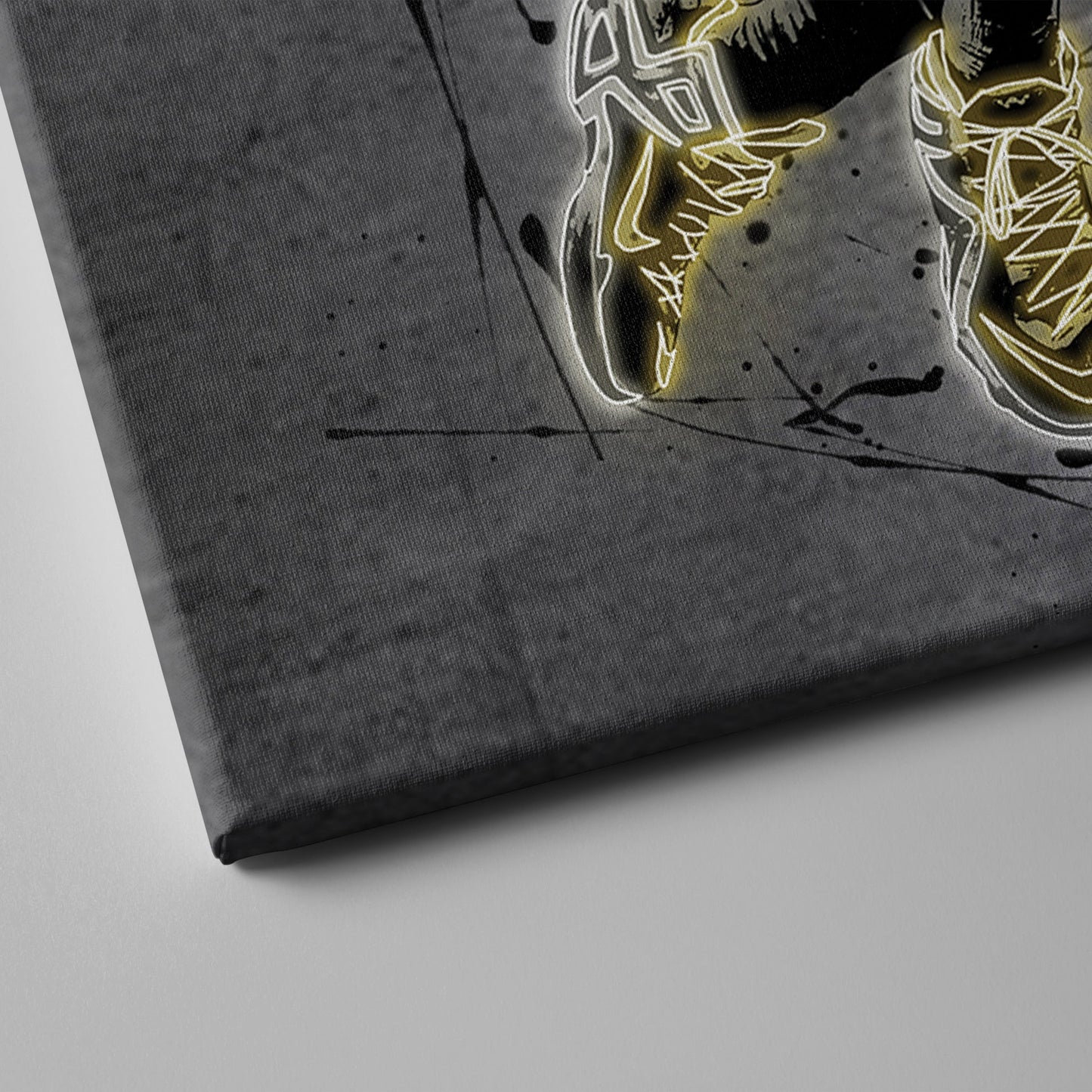 Lebron James Neon Canvas Art | Modern Wall Decor for Cavaliers Fans