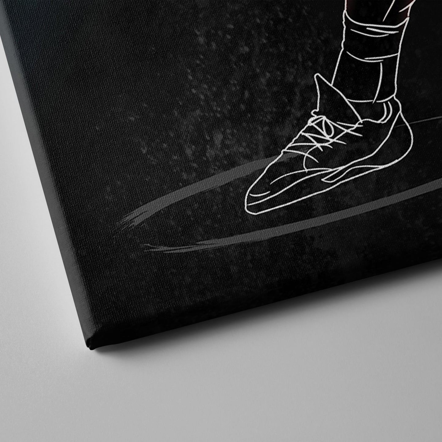 Luka Dončić Neon Canvas Art | Mavericks Wall Decor