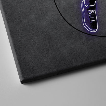 Luka Doncic Neon Canvas Art | Modern Wall Decor for Lakers Fans