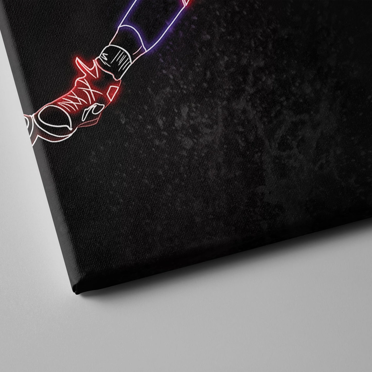 Michael Jordan Neon Canvas Art | Bulls Wall Decor