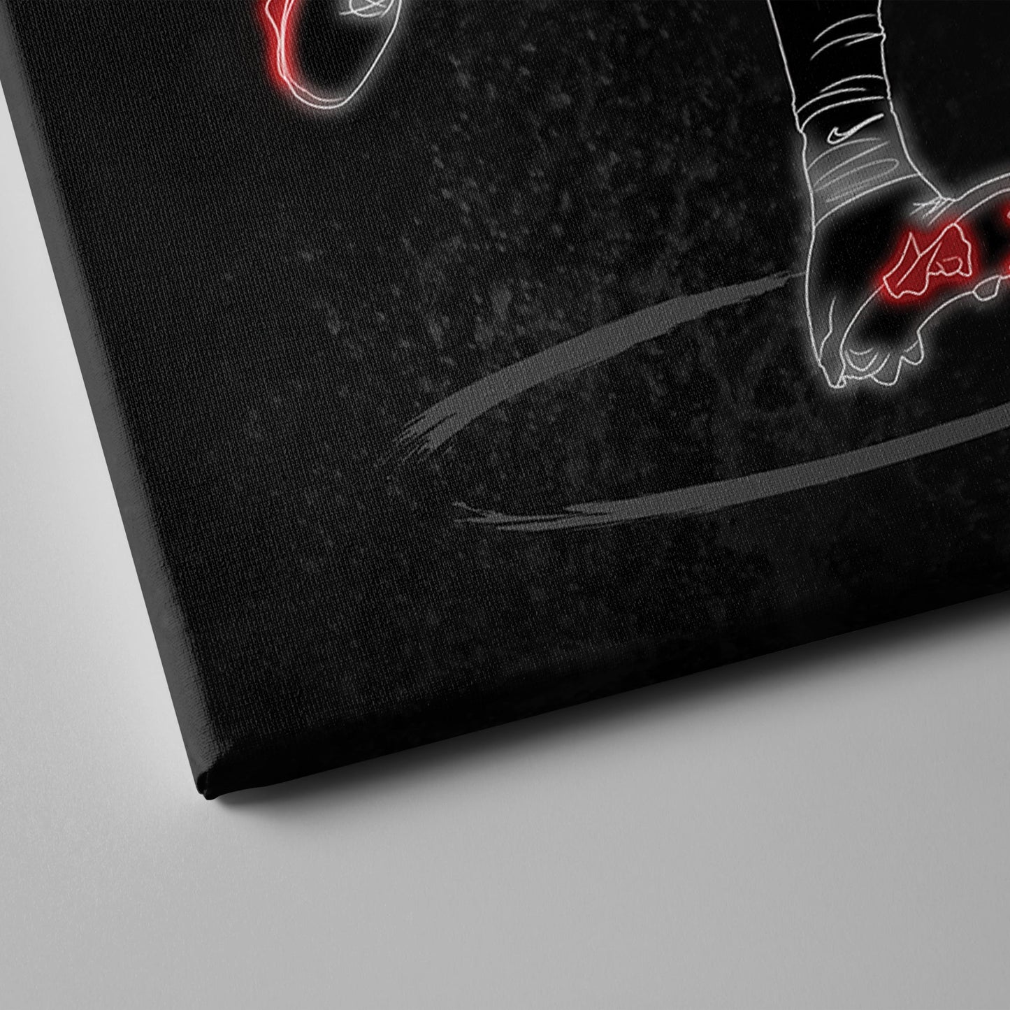 Mike Evans Neon Canvas Art | Buccaneers Wall Decor