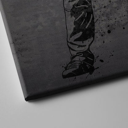 Mike Trout Neon Canvas Art | Modern Wall Decor for Angels Fans