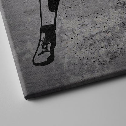Mike Tyson Neon Canvas Art | Modern Wall Decor for Boxing Fans