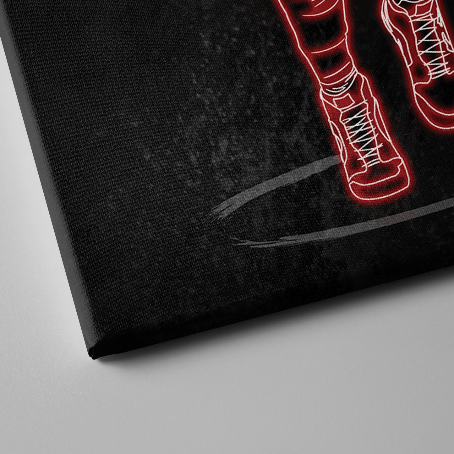 Nick Bosa Neon Canvas Art | 49ers Wall Decor