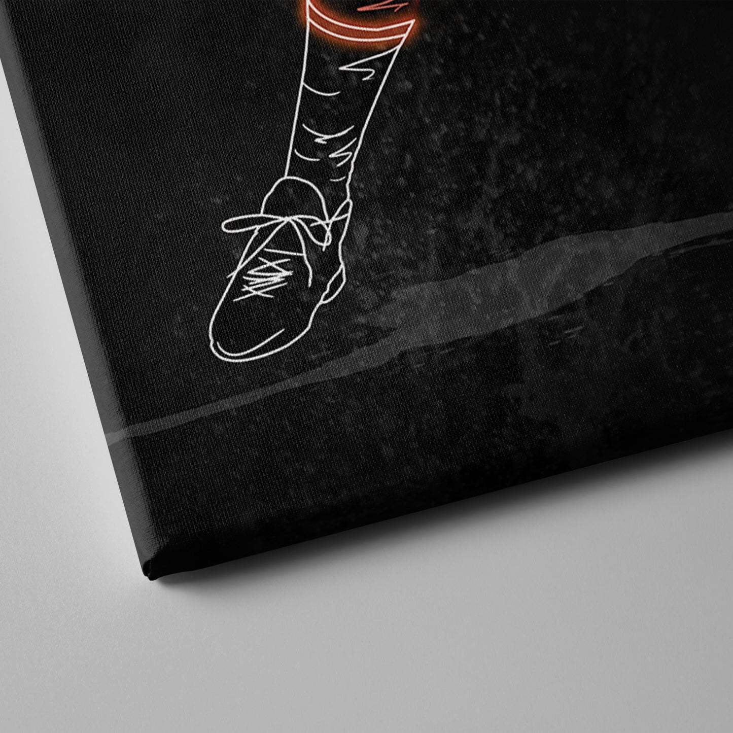 Peyton Manning Neon Canvas Art | Colts Wall Decor