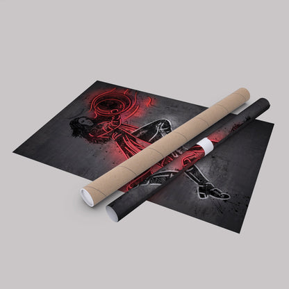 Scarlet Witch Canvas | Marvel Neon Wall Art