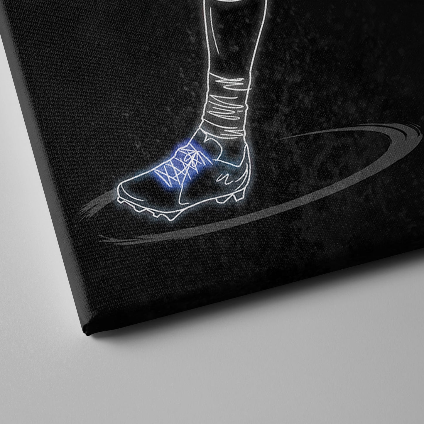 Stefon Diggs Neon Canvas Art | Bills Wall Decor