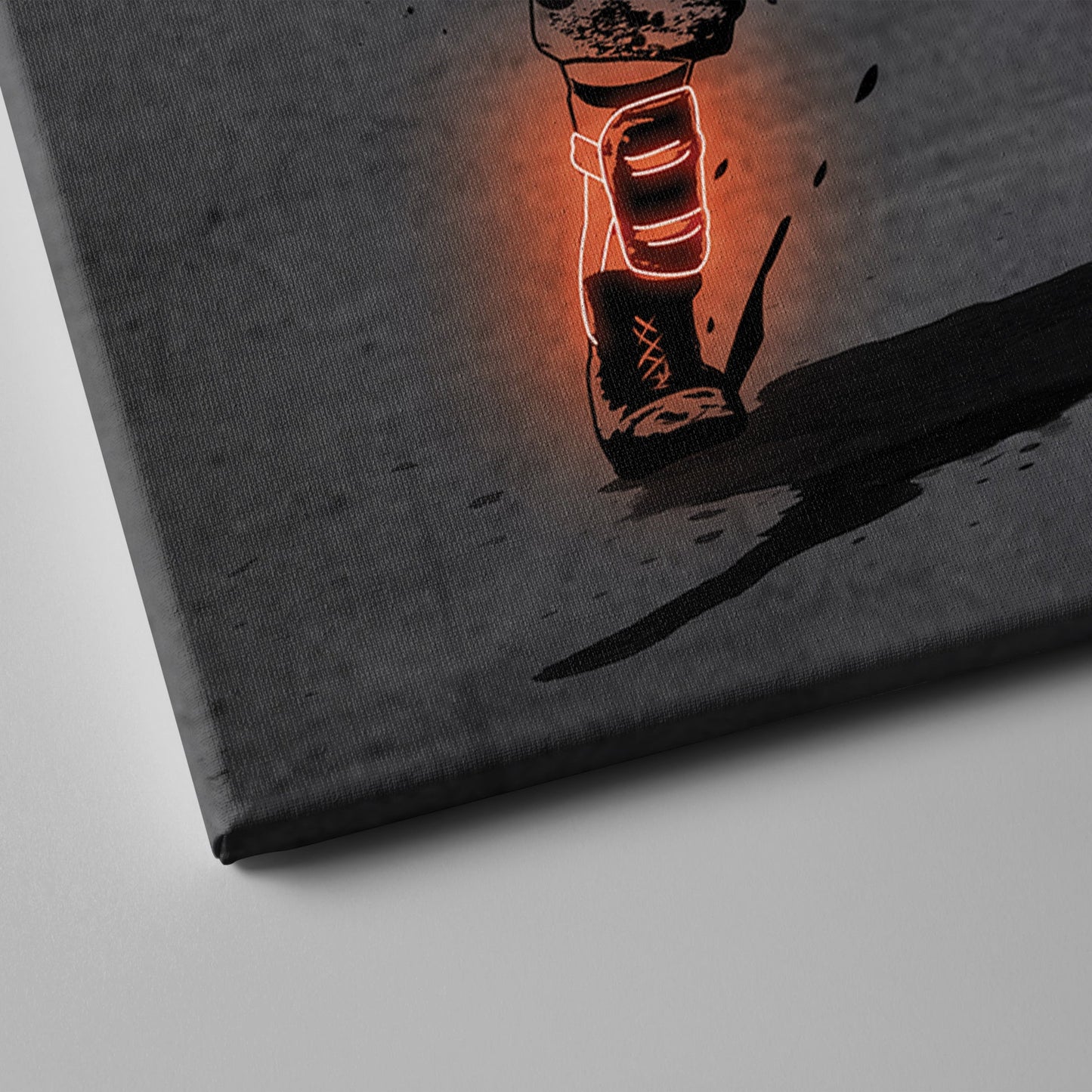 Ted Williams Neon Canvas Art | Modern Wall Decor for Red Sox Fans