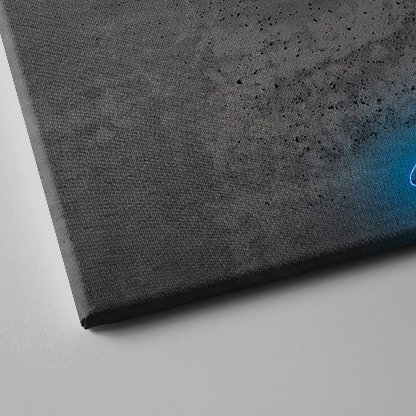 Tim Duncan Neon Canvas Art | Modern Wall Decor for Spurs Fans