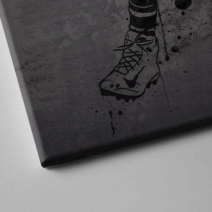 Travis Kelce Neon Canvas Art | Modern Wall Decor for Chiefs Fans