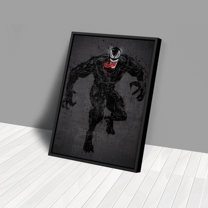 Venom Canvas | Marvel Neon Wall Art