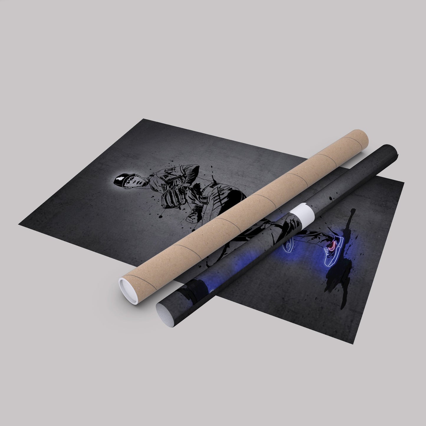 Walker Buehler Neon Canvas Art | Modern Wall Decor for Dodgers Fans