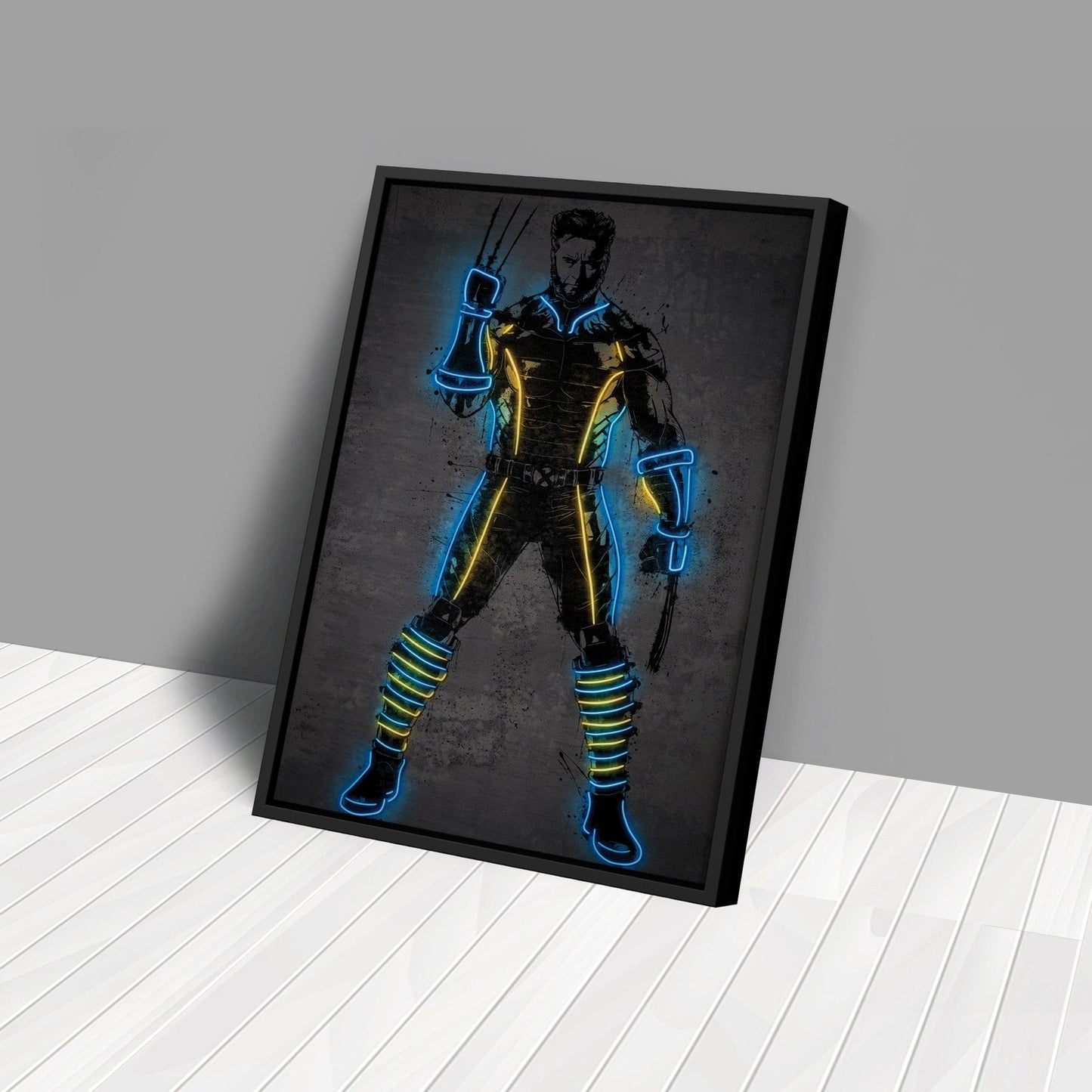 Wolverine Canvas | Marvel Neon Wall Art